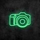 Fotokamera LED-Neonschild für Studio und Wohnzimmer