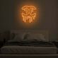Tropfendes Doppel-C Logo LED-Neonschild Schlafzimmer Wohnzimmer