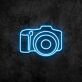 Fotokamera LED-Neonschild für Studio und Wohnzimmer