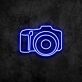 Fotokamera LED-Neonschild für Studio und Wohnzimmer