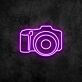 Fotokamera LED-Neonschild für Studio und Wohnzimmer