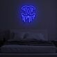 Tropfendes Doppel-C Logo LED-Neonschild Schlafzimmer Wohnzimmer