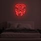 Tropfendes Doppel-C Logo LED-Neonschild Schlafzimmer Wohnzimmer