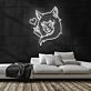 Anime Mädchen mit Katzenohren und Herzsymbol LED-Neonschild Gaming Zimmer