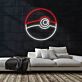 Pokéball Symbol LED-Neonschild für Gaming Zimmer