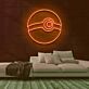 Pokéball Symbol LED-Neonschild für Gaming Zimmer