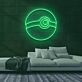Pokéball Symbol LED-Neonschild für Gaming Zimmer