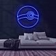 Pokéball Symbol LED-Neonschild für Gaming Zimmer