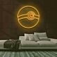 Pokéball Symbol LED-Neonschild für Gaming Zimmer