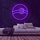 Pokéball Symbol LED-Neonschild für Gaming Zimmer