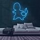 feuerähnliche Spielfigur Silhouette LED-Neonschild Gamingzimmer