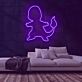 feuerähnliche Spielfigur Silhouette LED-Neonschild Gamingzimmer