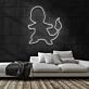feuerähnliche Spielfigur Silhouette LED-Neonschild Gamingzimmer