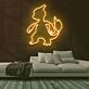 feuerspeiender Drache LED-Neonschild für Kinderzimmer und Gamingzimmer