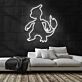 feuerspeiender Drache LED-Neonschild für Kinderzimmer und Gamingzimmer
