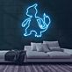 feuerspeiender Drache LED-Neonschild für Kinderzimmer und Gamingzimmer