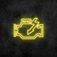 Motorkontrollsymbol mit Blitz LED-Neonschild Garage Werkstatt