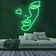 Herzform LED-Neonschild für Wohnzimmer Schlafzimmer