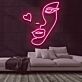 Herzform LED-Neonschild für Wohnzimmer Schlafzimmer