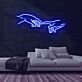 zwei sich berührende Hände LED-Neonschild Wohnzimmer Kunstgalerie