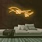 zwei sich berührende Hände LED-Neonschild Wohnzimmer Kunstgalerie