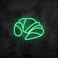 Croissant LED-Neonschild für Bäckerei Café
