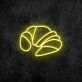 Croissant LED-Neonschild für Bäckerei Café