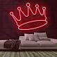Krone LED-Neonschild Wohnzimmer Bar