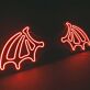 Drachenflügel LED-Neonschild für Bar und Gaming