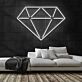 Diamant Symbol LED-Neonschild Wohnzimmer Schaufenster