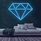 Diamant Symbol LED-Neonschild Wohnzimmer Schaufenster