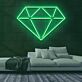 Diamant Symbol LED-Neonschild Wohnzimmer Schaufenster