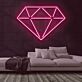 Diamant Symbol LED-Neonschild Wohnzimmer Schaufenster