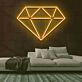 Diamant Symbol LED-Neonschild Wohnzimmer Schaufenster