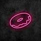 Donut LED-Neonschild für Café Küche