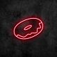Donut LED-Neonschild für Café Küche