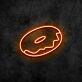 Donut LED-Neonschild für Café Küche