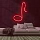 Musiknote LED-Neonschild Wohnzimmer Musikstudio