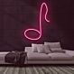 Musiknote LED-Neonschild Wohnzimmer Musikstudio