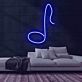 Musiknote LED-Neonschild Wohnzimmer Musikstudio