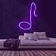 Musiknote LED-Neonschild Wohnzimmer Musikstudio