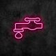 Wasserhahn mit Tropfen LED-Neonschild für Bar und Restaurant