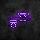 Wasserhahn mit Tropfen LED-Neonschild für Bar und Restaurant