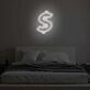 Dollarzeichen LED-Neonschild Schlafzimmer Wohnzimmer