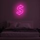 Dollarzeichen LED-Neonschild Schlafzimmer Wohnzimmer