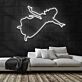 tanzende Frau Silhouette LED-Neonschild Wohnzimmer Bar