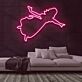 tanzende Frau Silhouette LED-Neonschild Wohnzimmer Bar