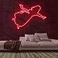 tanzende Frau Silhouette LED-Neonschild Wohnzimmer Bar
