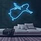 tanzende Frau Silhouette LED-Neonschild Wohnzimmer Bar