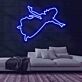 tanzende Frau Silhouette LED-Neonschild Wohnzimmer Bar